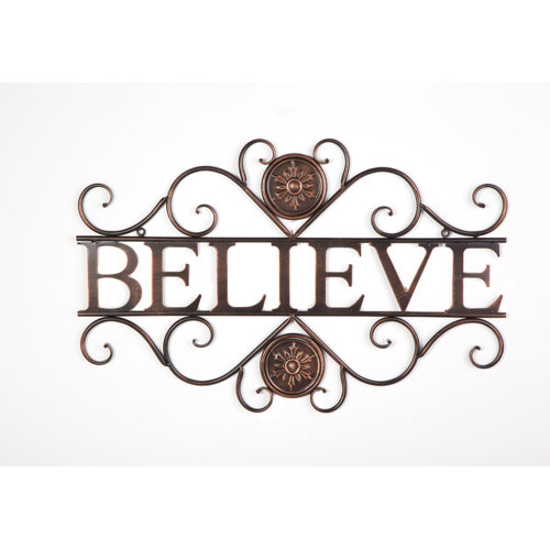 Fleur De Lis Living Metal Text & Numbers Wall Decor & Reviews Wayfair